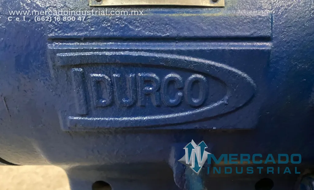 Bomba centrífuga 10x8" 4800 GPM de acero inoxidable tipo 10X8-16H/155 marca DURCO