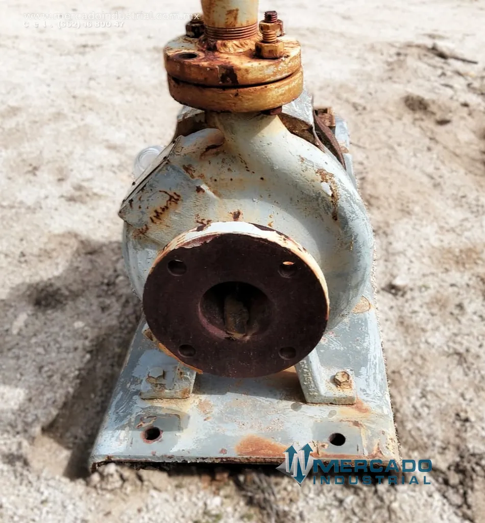 Bomba centrífuga 3x1 1/2" 100 GPM de acero inoxidable tipo 3x1-1/2-82/74 marca DURCO