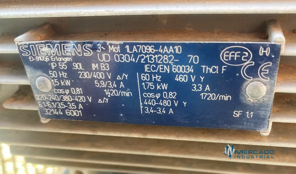 Blower de 10" x 11 3/4" modelo CHB 13 TRAT TERM marca CBI