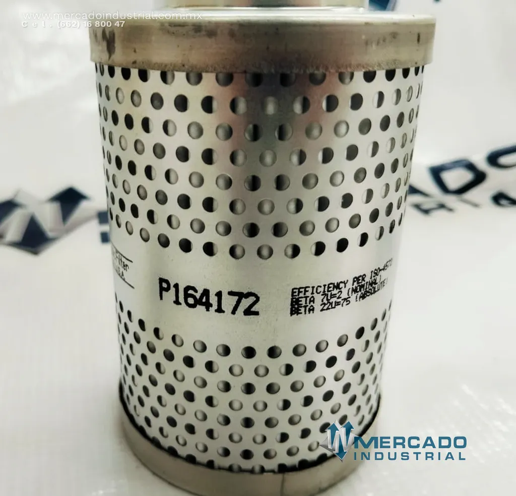 Filtro hidráulico modelo P164172 marca DONALDSON