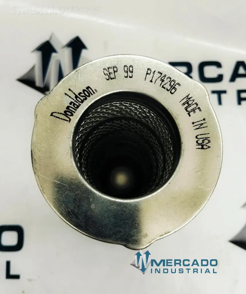 Filtro hidráulico modelo P174296 marca DONALDSON