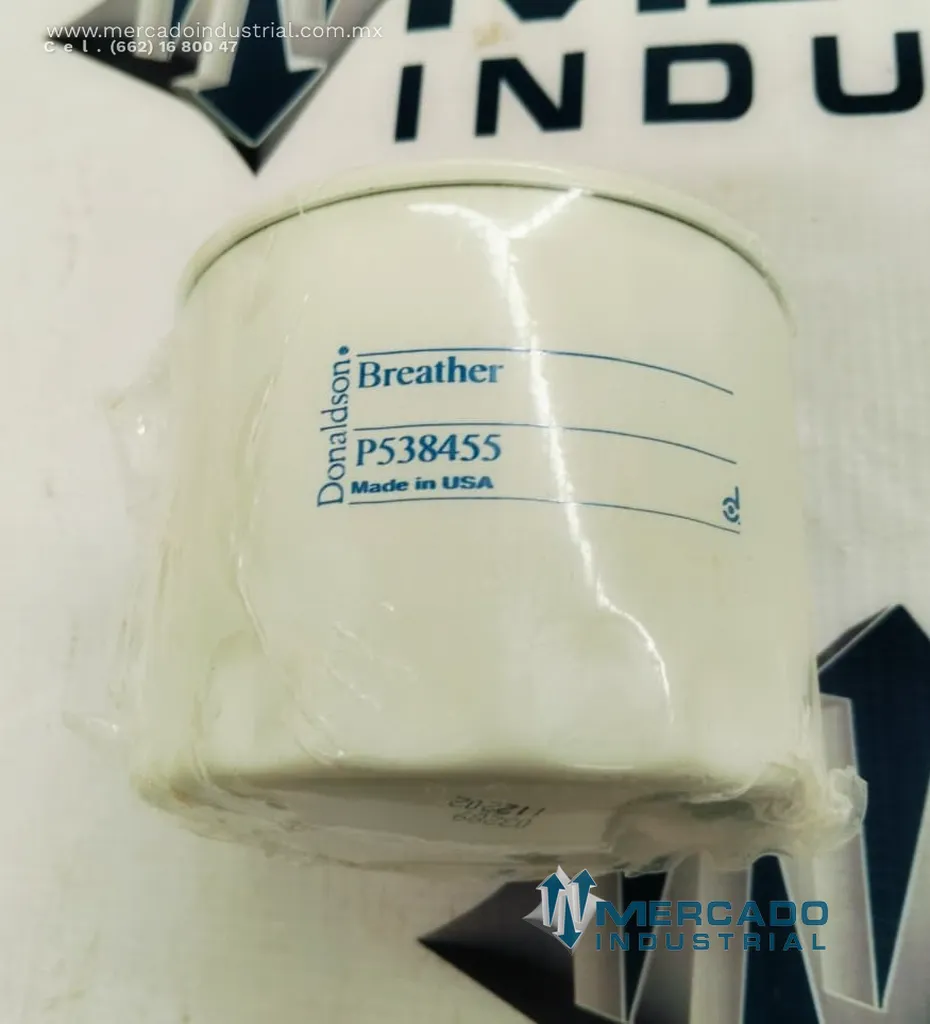 Filtro hidráulico modelo P538455 marca DONALDSON