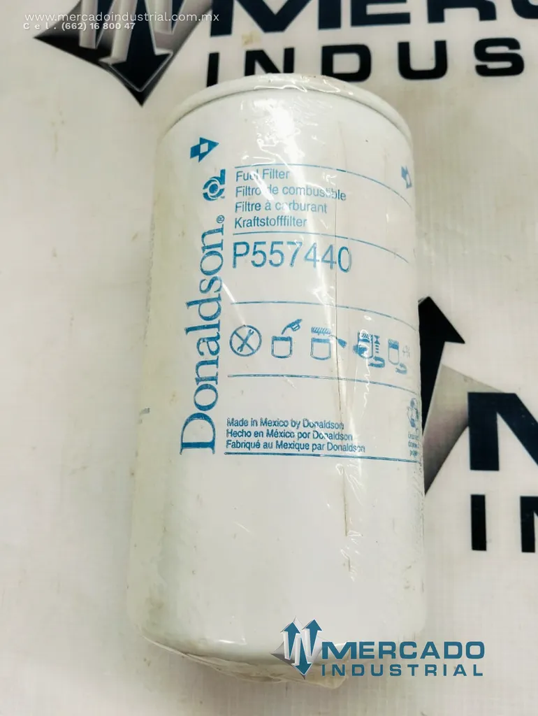 Filtro de combustible modelo P557440 marca DONALDSON