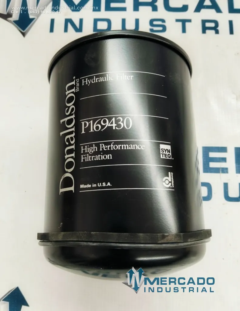 Filtro hidráulico modelo P169430 marca DONALDSON