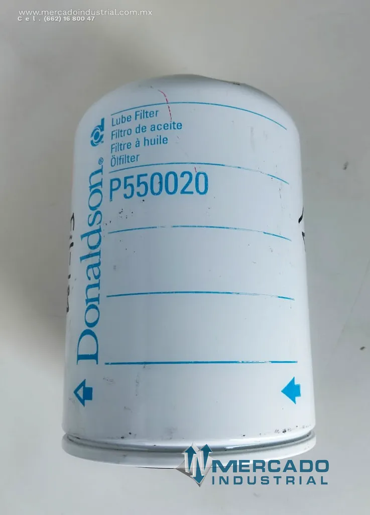 Filtro hidráulico modelo P550020 marca DONALDSON