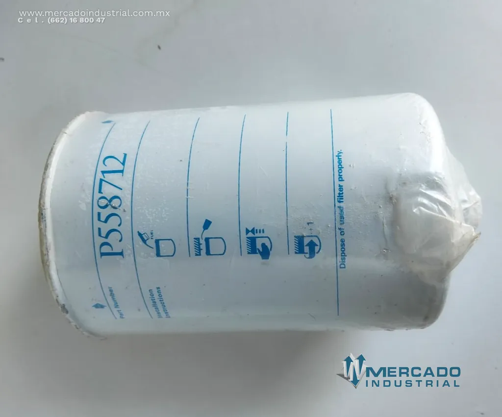 Filtro de combustible modelo P558712 marca DONALDSON