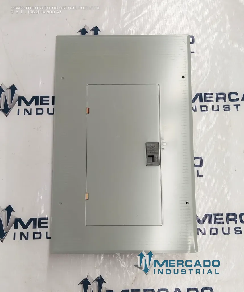 Centro de carga de 12 circuitos 100AMP de 36X59x10 cm modelo TM124110C MOD 1 marca GE