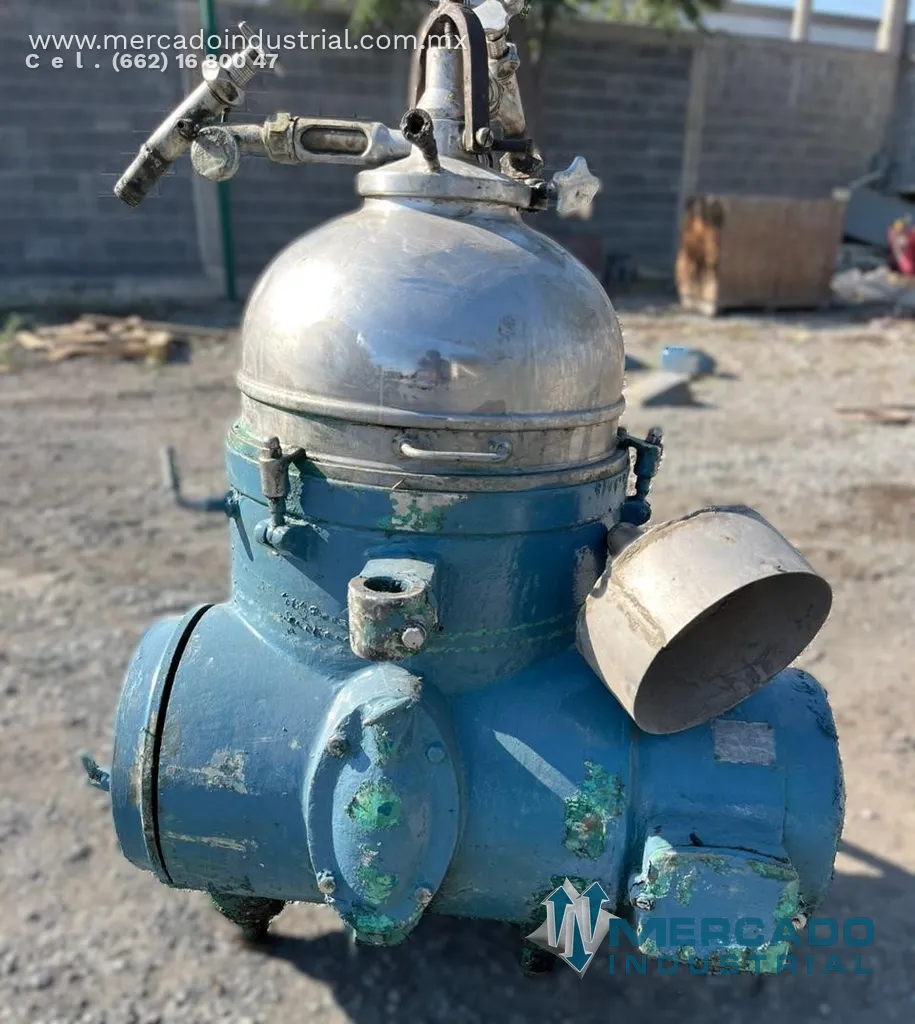 Separador centrífugo modelo 3 FM 67-6 marca Westfalia