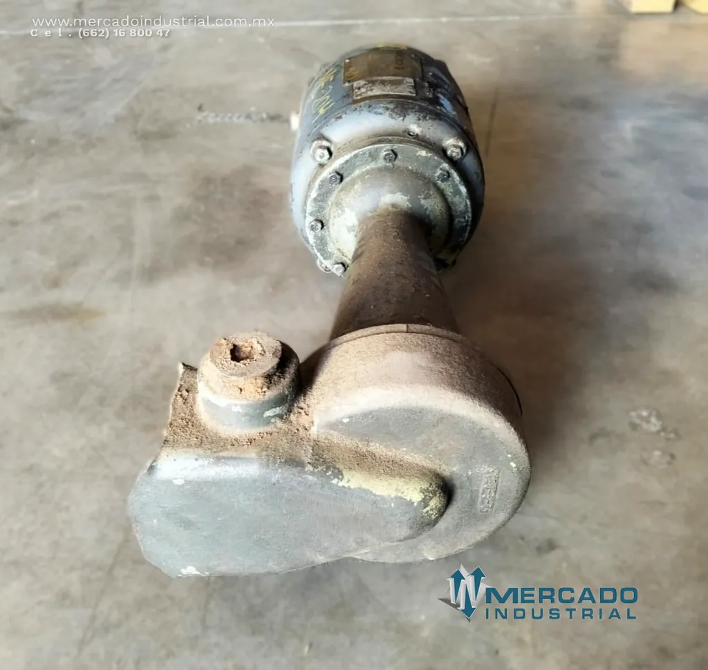 Motor eléctrico de inducción 0.5 HP 4 polos marca Howell Electric
