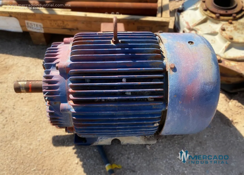 Motor eléctrico trifásico 30 HP 4 polos 1760 RPM  marca Marathon
