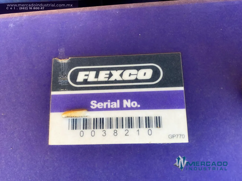 Mancuerna con rodillo doble alineable Cema 7 para banda de 48" marca Flexco