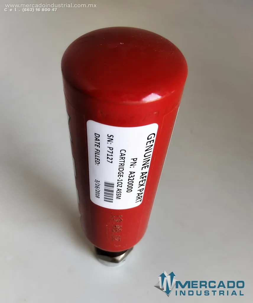 Cartucho ensamblado de nitrógeno parte A320000 marca AFEX