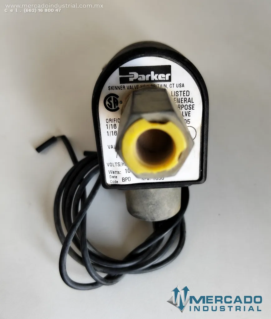 Válvula solenoide de acción directa 150 PSI modelo 7133KBN2GVJ1N0C111P3 marca Parker