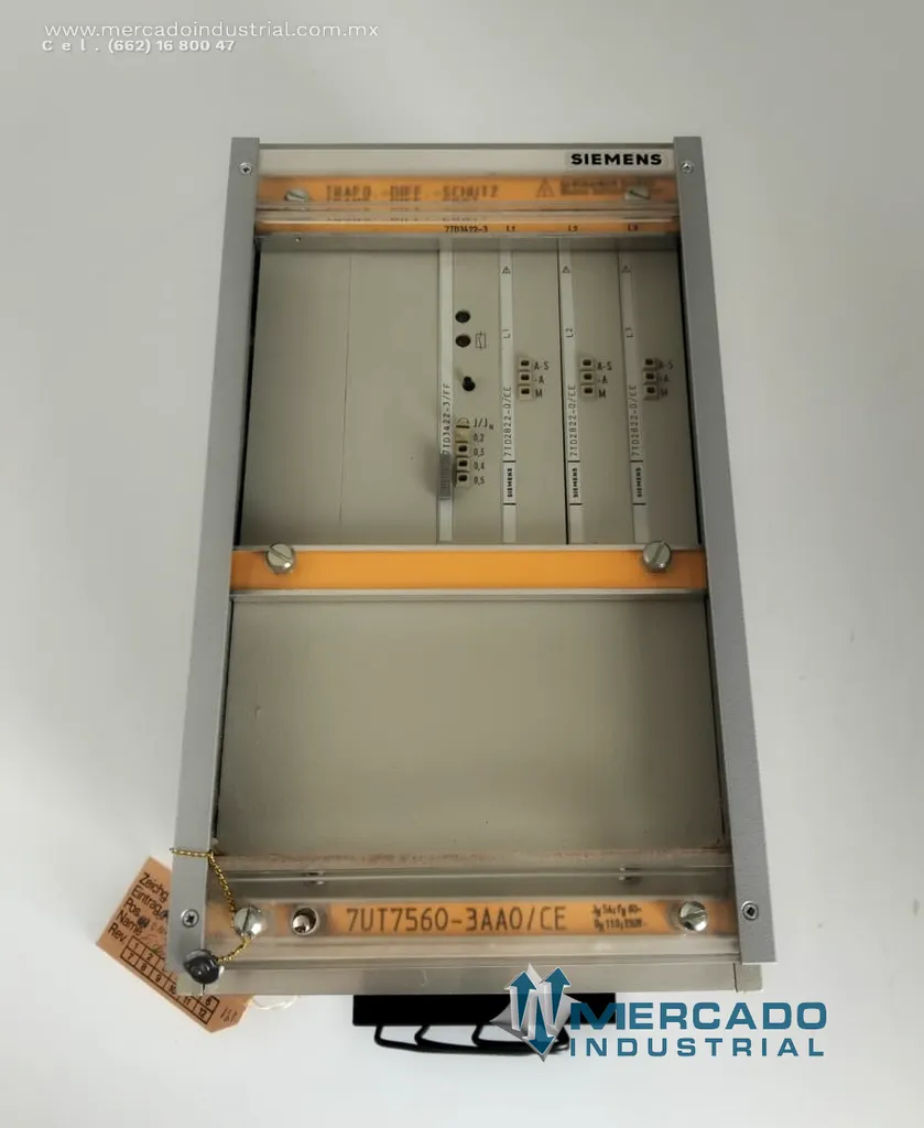 Relay protección diferencial 1A o 5A 250V modelo 7UT7560-3AA0/CE marca Siemens