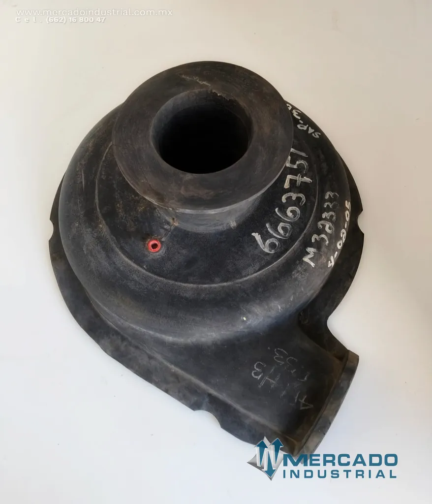 Revestimiento de goma 4 1/3" parte D3017MR33 marca Weir minerals
