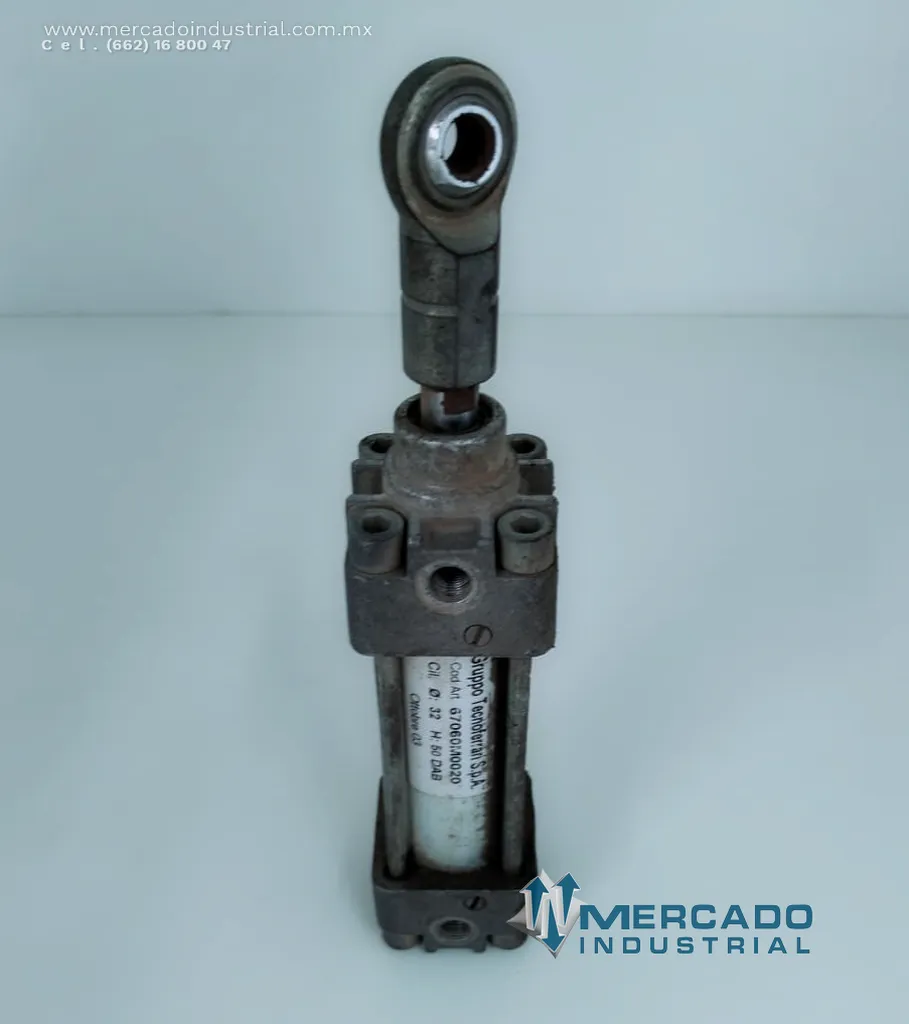 Pistón neumático compacto 114 mm modelo 67060M0020 marca TECNOFERRARI