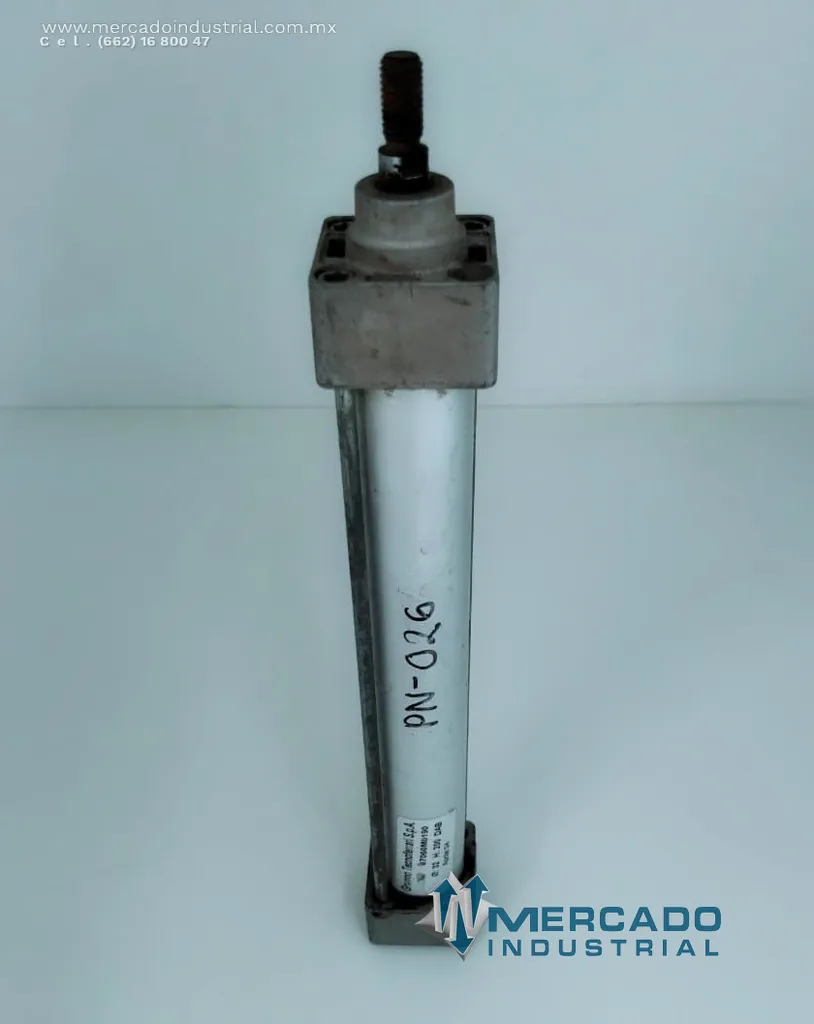 Pistón neumático compacto 241 mm modelo 67060M0190 marca TECNOFERRARI