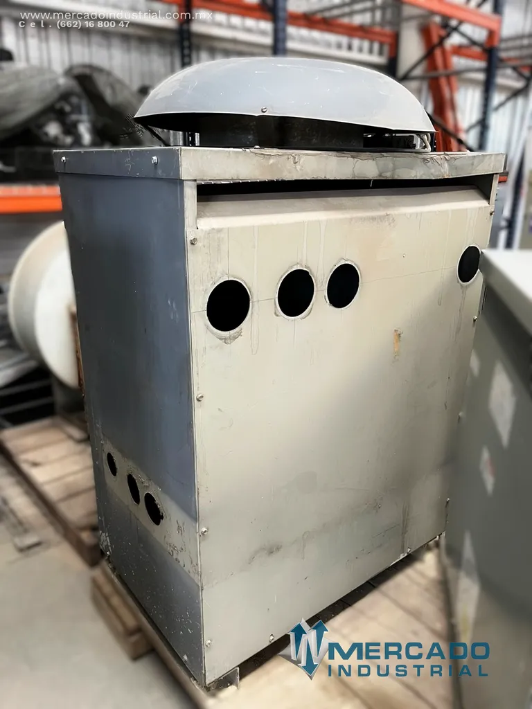 Transformador seco 150.0 KVA 480-208/120V modelo 9T23B3876 marca GENERAL ELECTRIC