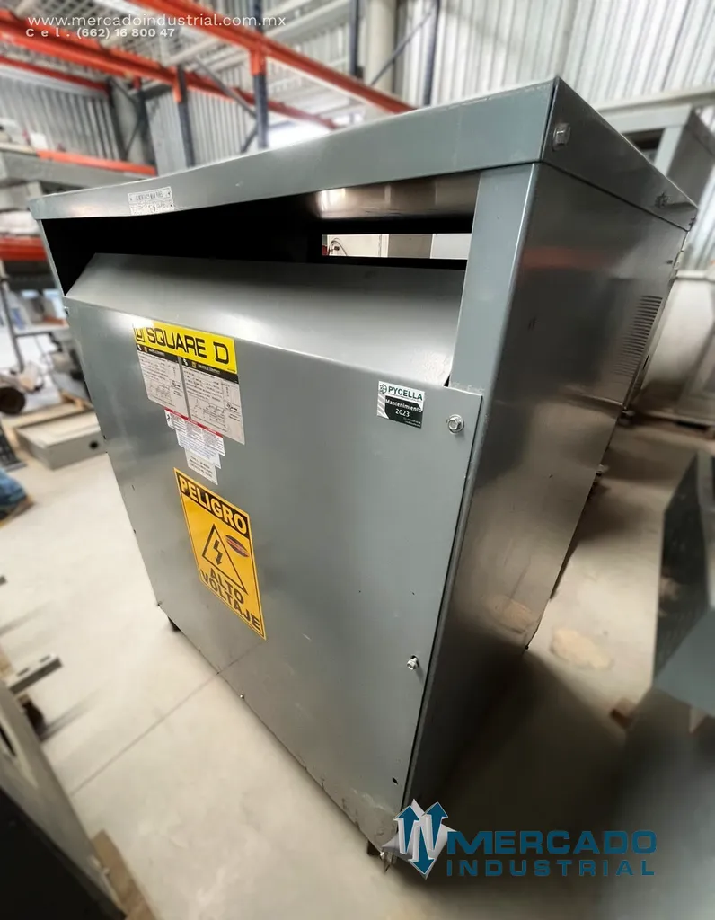 Transformador seco 300 KVA 480-220Y/127V modelo 300T132H marca SQUARE D