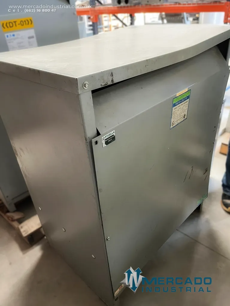 Transformador seco 300 KVA 480-208Y/120V modelo 12H300S marca HEVI-DUTY