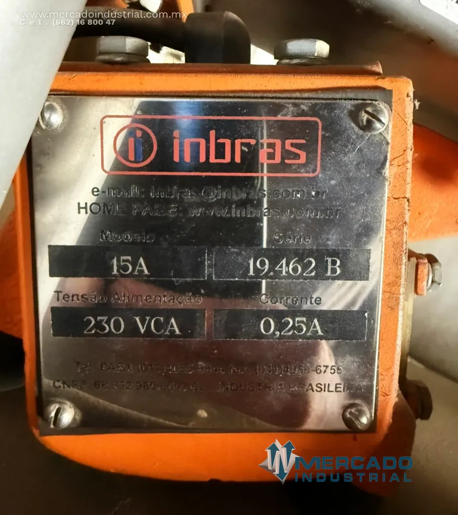 Molino triturador Industrial 5.5 kW Modelo 15A marca Inbras