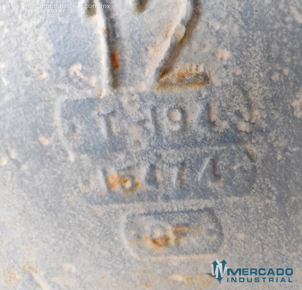 Válvula de esclusa de aire giratoria 12" modelo T-194 15474 marca DELTA DUCON