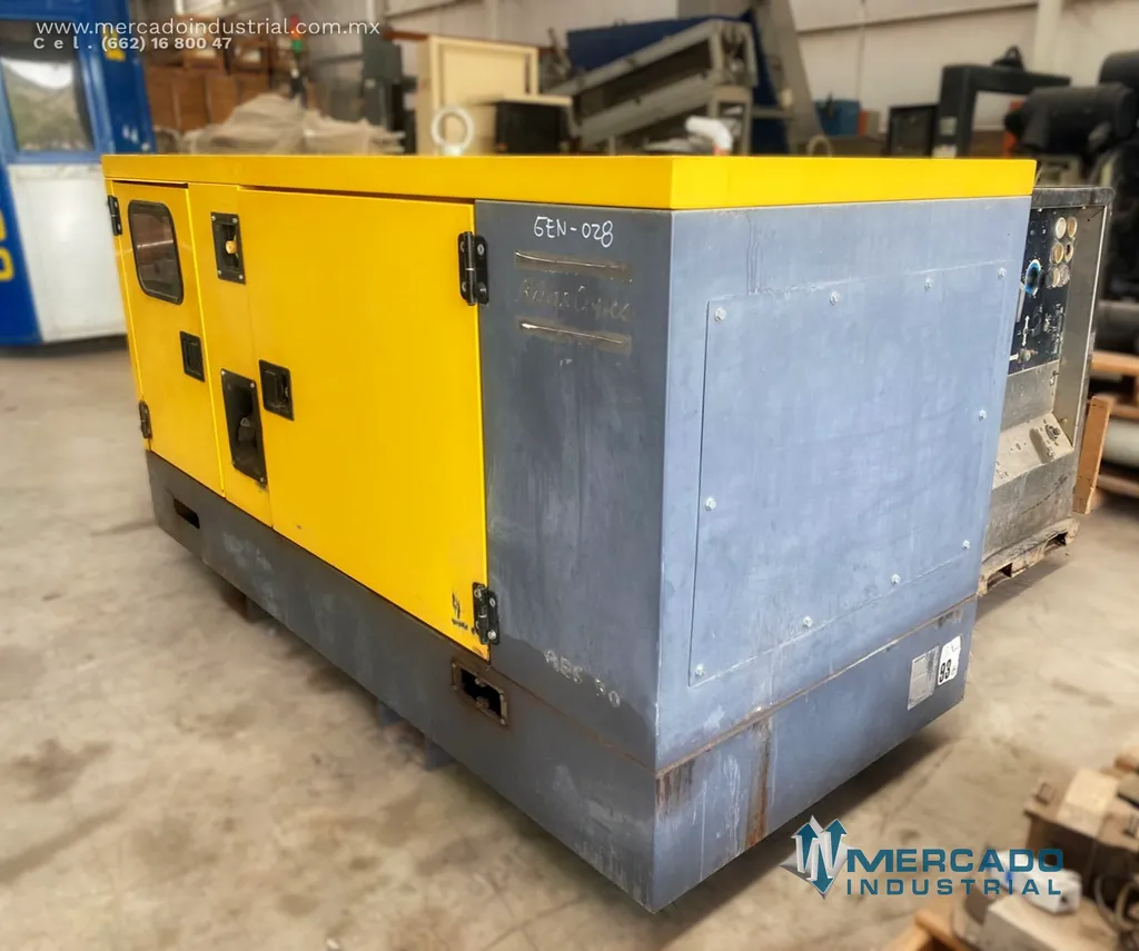 Generador a diésel 48 kVA modelo QES 50 marca Atlas Copco