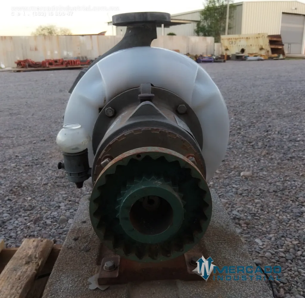 Bomba centrífuga 3x2" 250 GPM de acero inoxidable tipo 2K3X2-13/116 RV marca DURCO