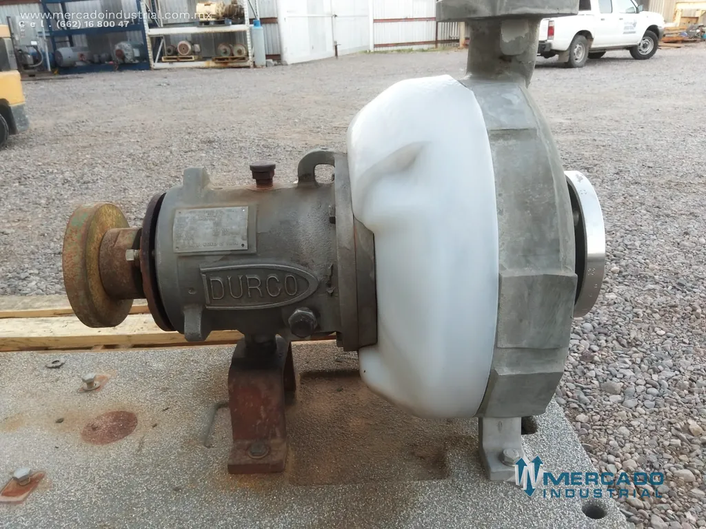Bomba centrífuga 3x2" 250 GPM de acero inoxidable tipo 2K3X2-13/116 RV marca DURCO