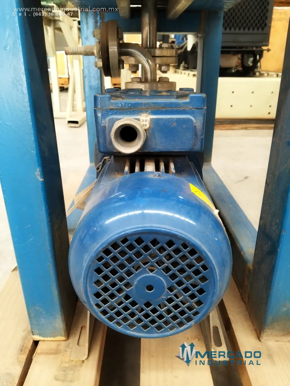 Bomba centrífuga de acero inoxidable 1 3/4 x 2 1/4" 1.5 kW modelo HD 25-160/E.020 marca SALVATORE