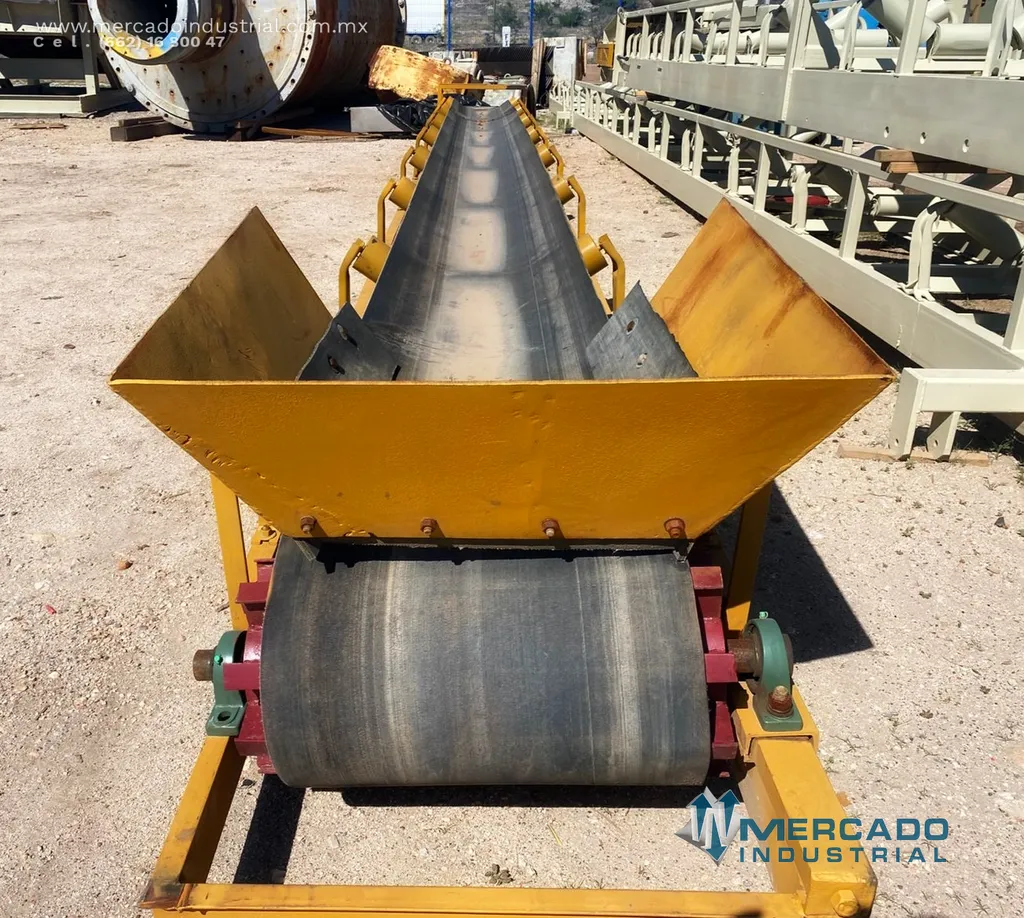 Banda transportadora de 24" x 9.82 m de largo