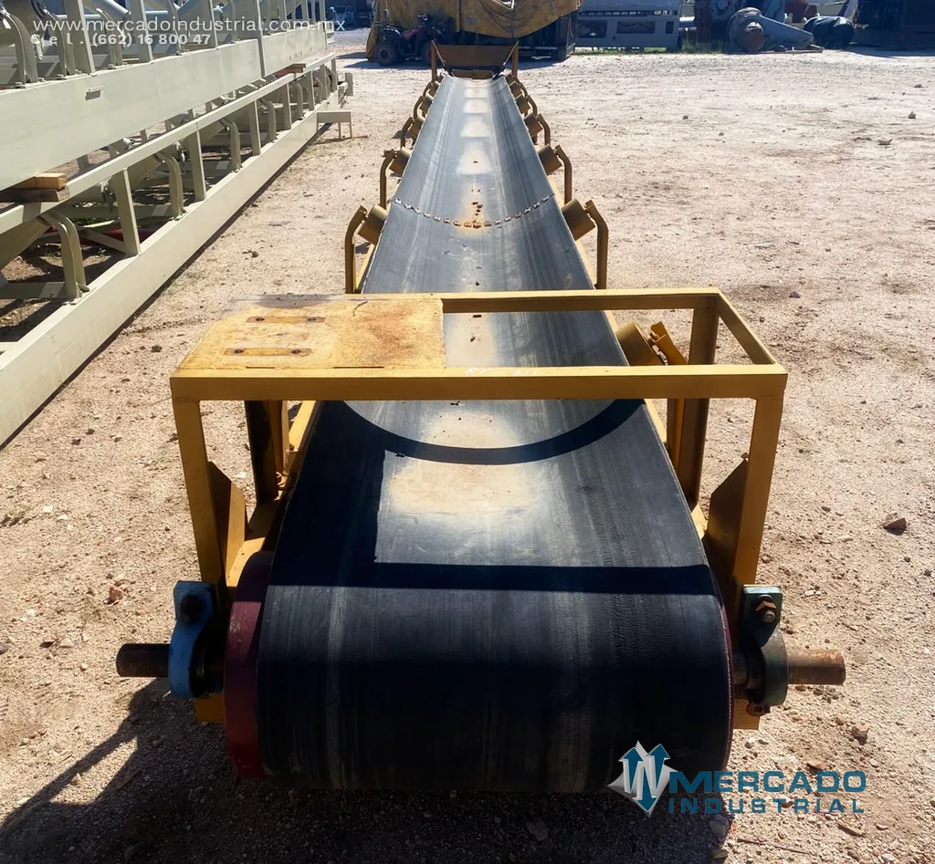 Banda transportadora de 24" x 9.82 m de largo
