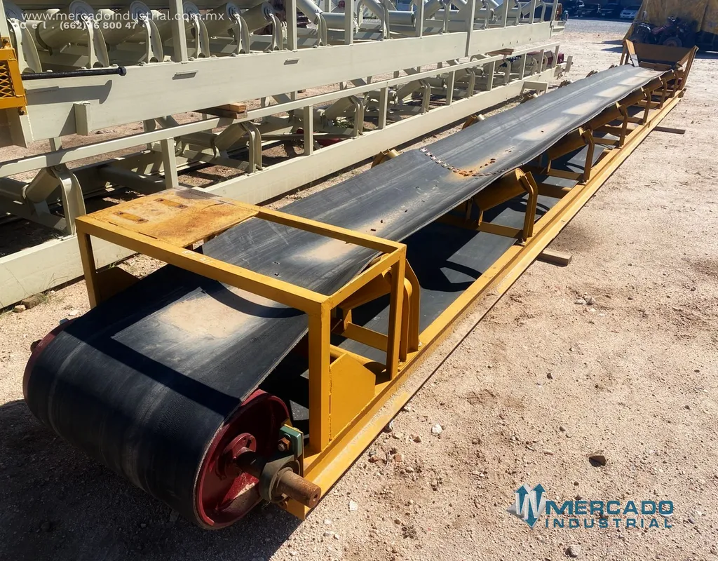 Banda transportadora de 24" x 9.82 m de largo