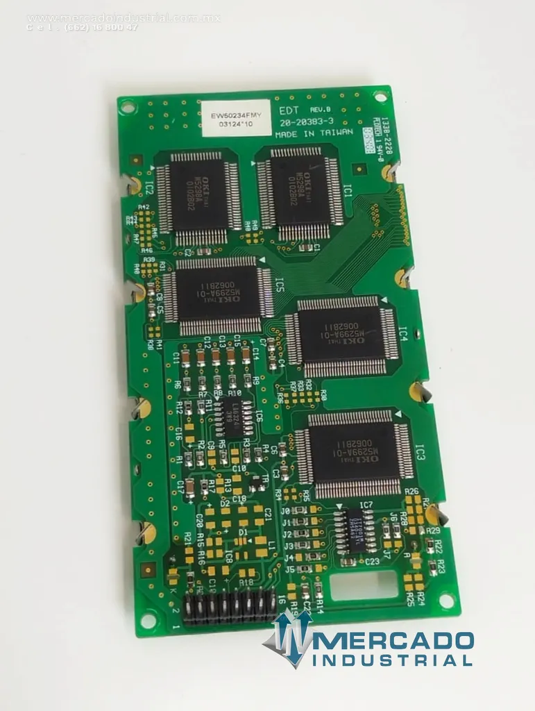 Display para paletizador modelo RVT155-01 marca ESA