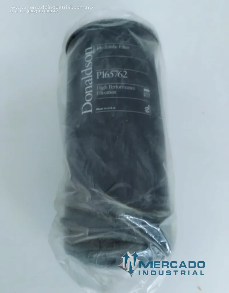 Filtro hidráulico modelo P165762 marca DONALDSON
