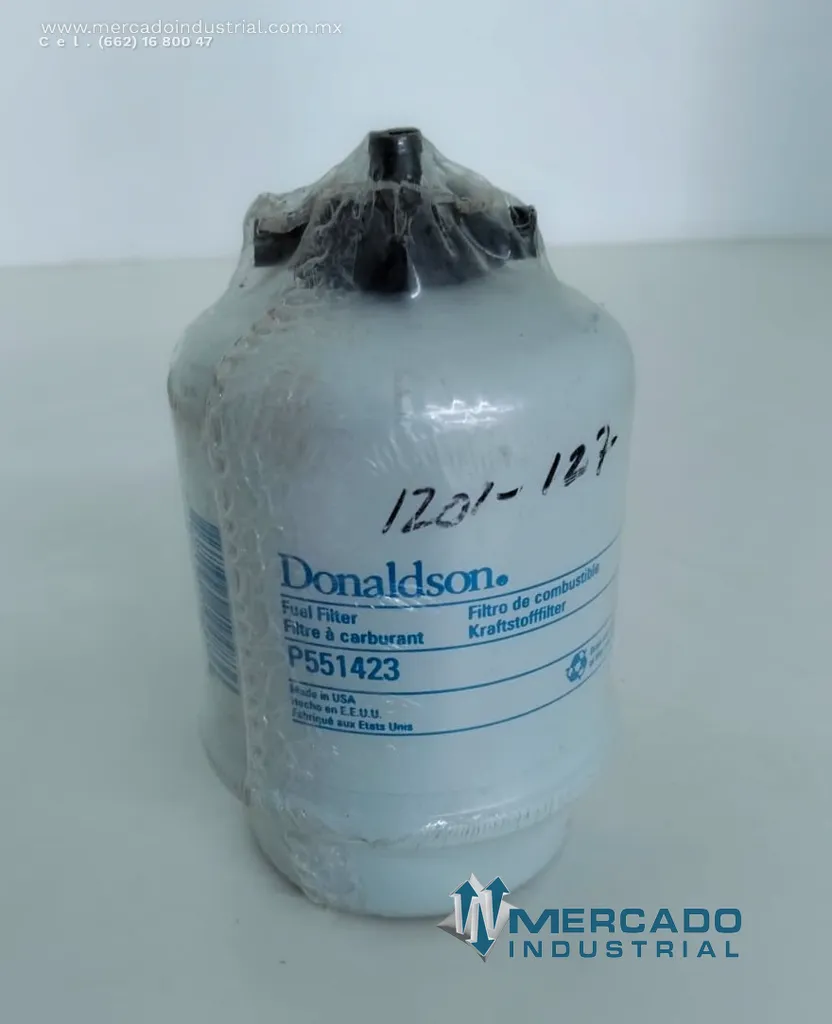 Filtro de gasolina modelo P551423 marca DONALDSON