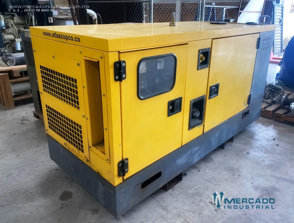 Generador a diésel 48 kVA modelo QES 50 marca Atlas Copco