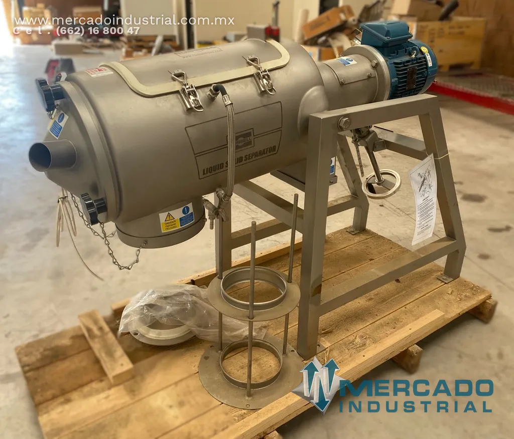 Separador centrifugo liquido-solido modelo 17450 marca Rusell Finex