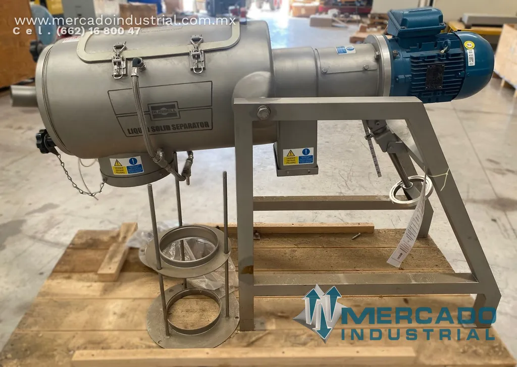 Separador centrifugo liquido-solido modelo 17450 marca Rusell Finex