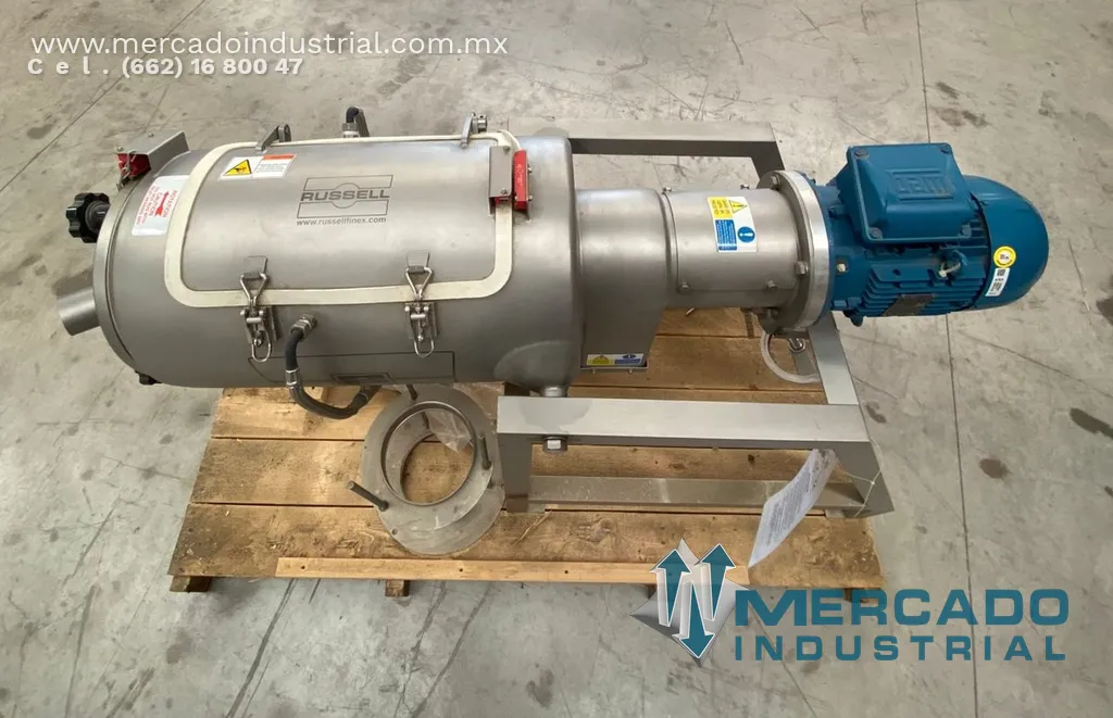 Separador centrifugo liquido-solido modelo 17450 marca Rusell Finex