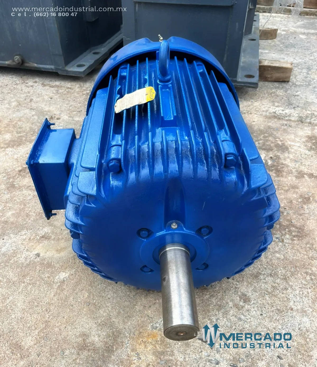 Motor eléctrico 60 HP 4 polos 1775 RPM marca Baldor