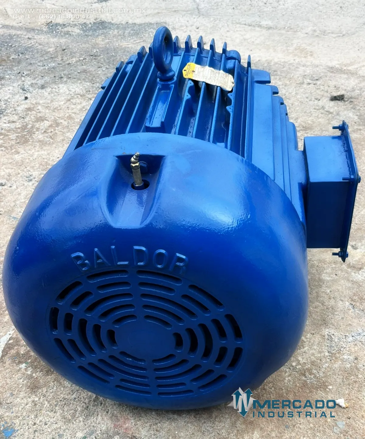 Motor eléctrico 60 HP 4 polos 1775 RPM marca Baldor