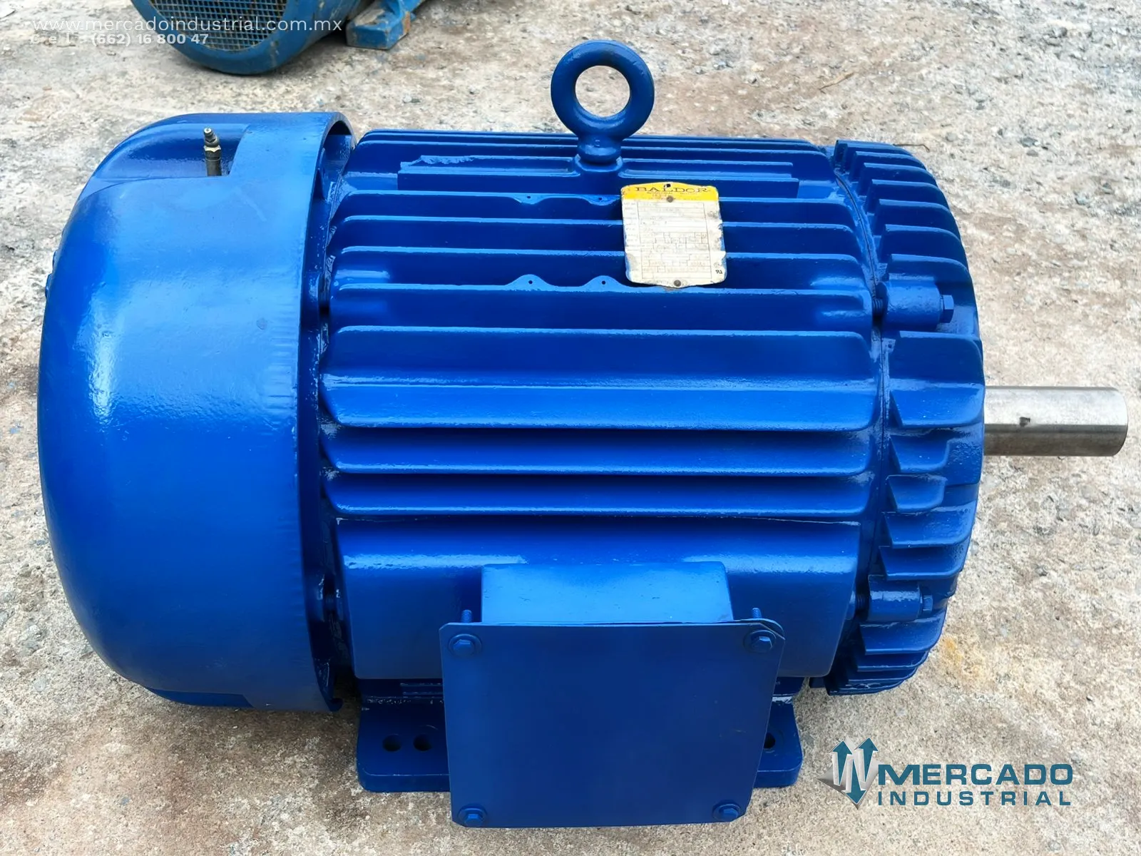 Motor eléctrico 60 HP 4 polos 1775 RPM marca Baldor