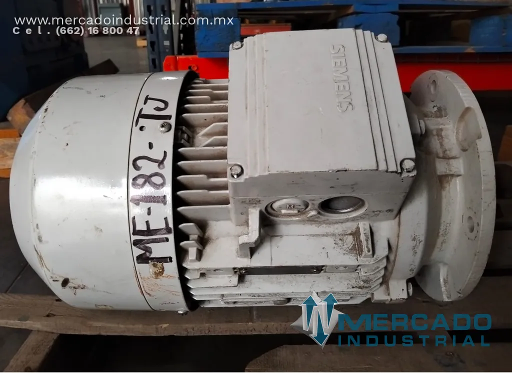 Motor eléctrico 10 HP 4 polos 1760 RPM marca SIEMENS