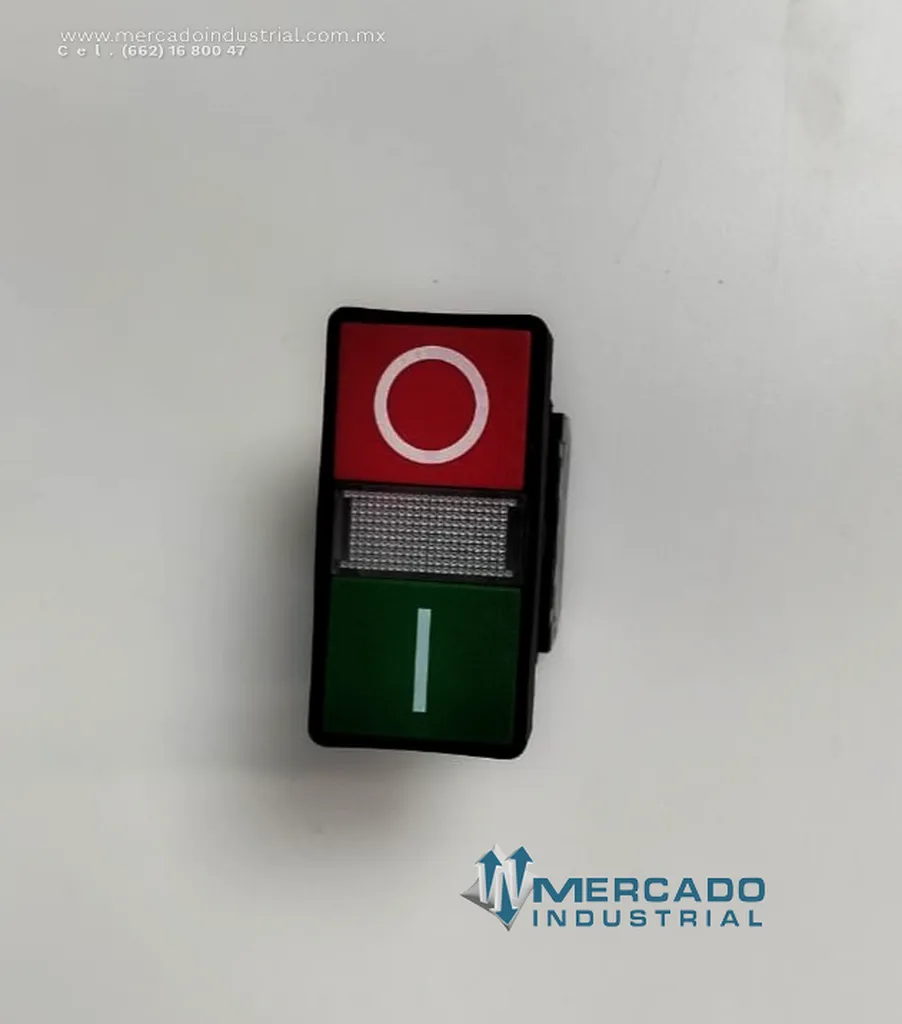 Botón pulsador doble (ON/OFF) modelo E22B1 marca EATON