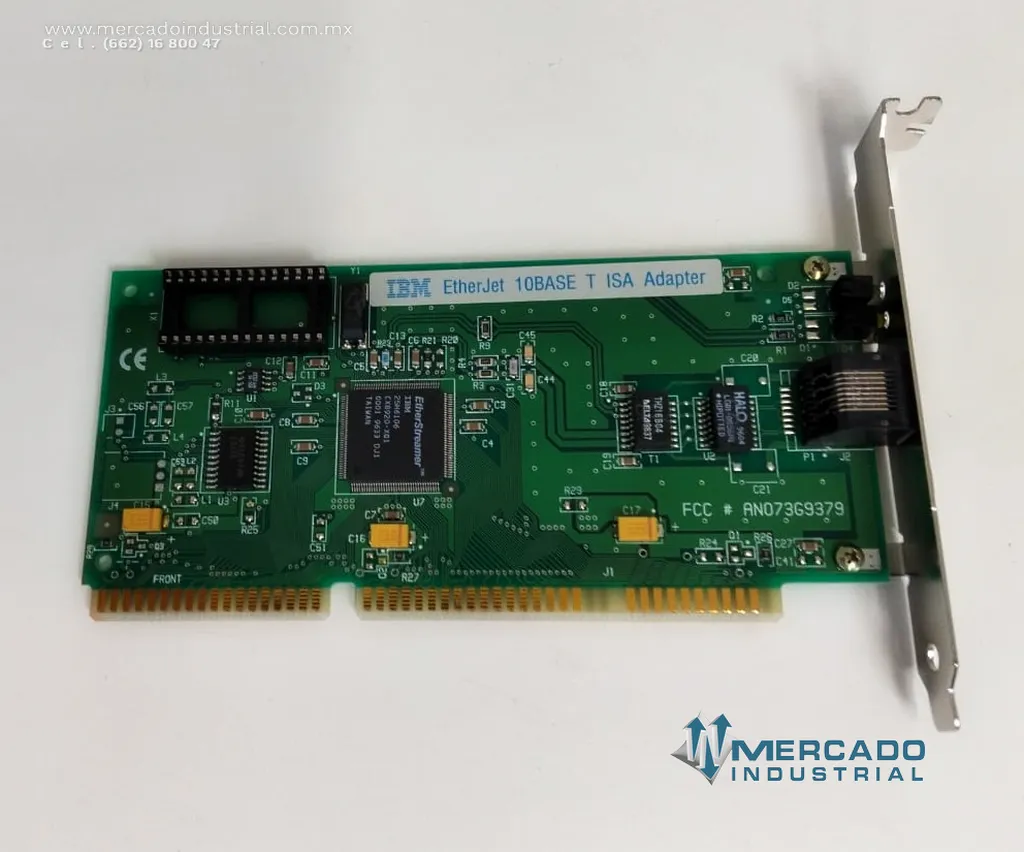 Tarjeta de red Ethernet modelo EtherStreamer 25H6106 marca IBM
