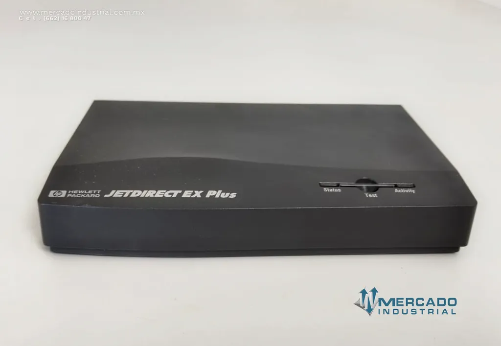 Servidor de impresión externo modelo JetDirect EX PLUS marca HP