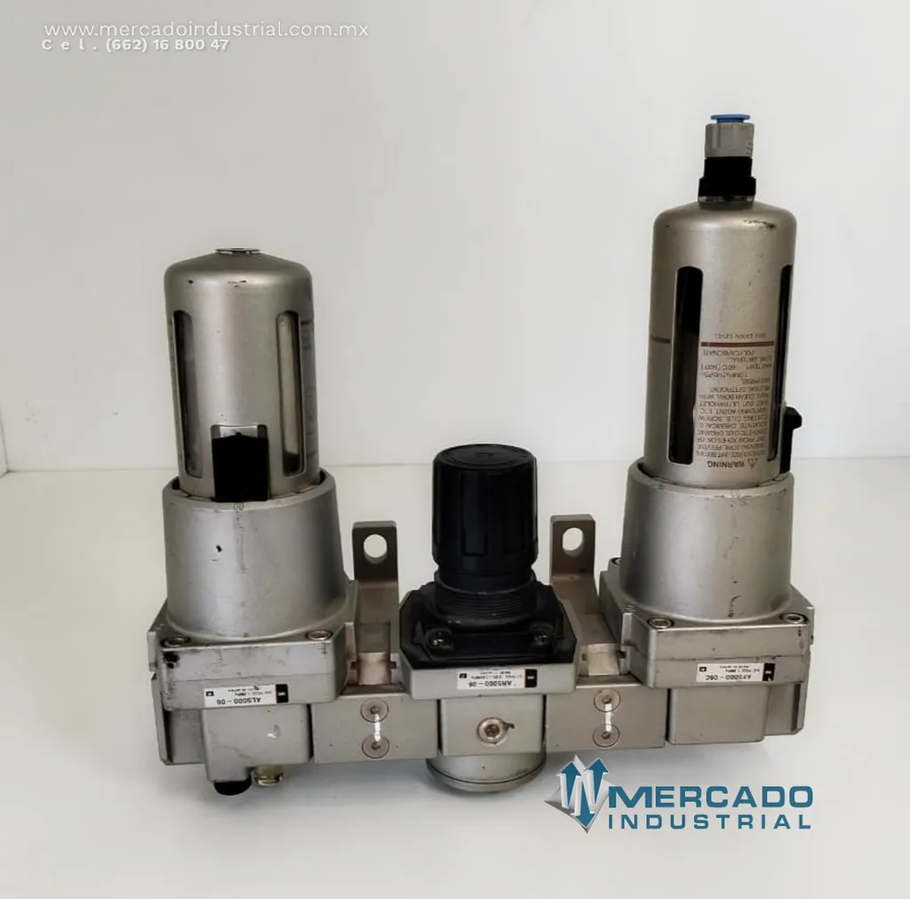 Filtro regulador-lubricador 0.85 MPa modelo AR5000-06 marca SMC
