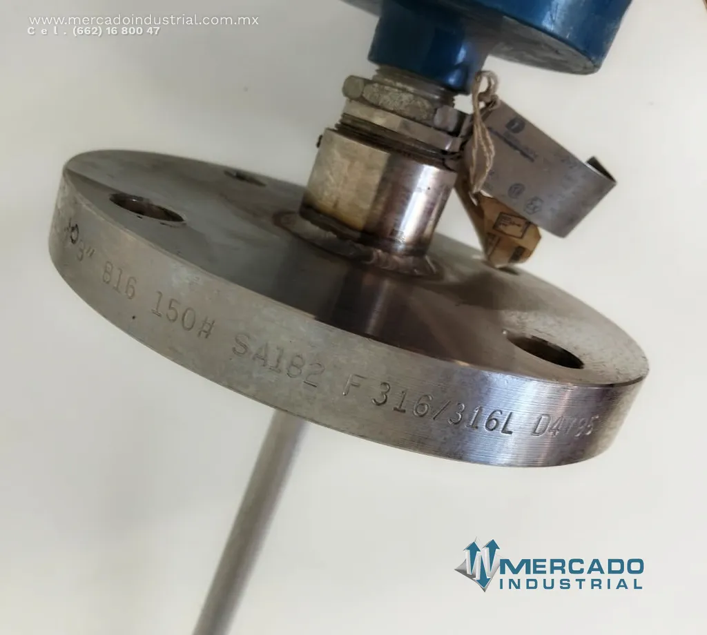 Transmisor de nivel guiado de acero inoxidable marca DREXELBROOK