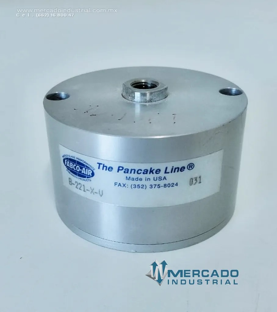 Cilindro neumático 2 3/4'' modelo B-221-X-V marca FABCO-AIR